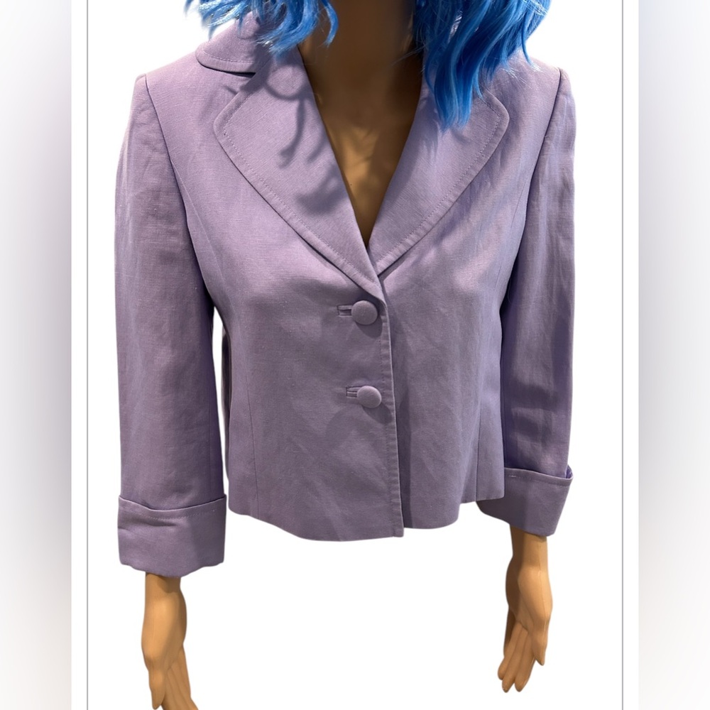 Alex Marie Lavender Gabby Cropped Blazer